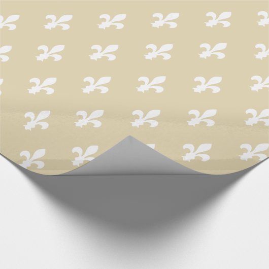 Bijenwas Victoriaans Fleur de Lys Cadeaupapier (Hoek)
