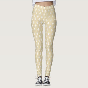 Bijenwas Victoriaans Fleur de Lys Leggings