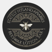 bijenwas Zeep of Lotion Label (Voorkant)