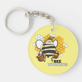 bijenwerk sleutelhanger