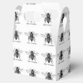 Bijenwerker Honing Zwarte hommel Bedankdoosjes (Geopend)