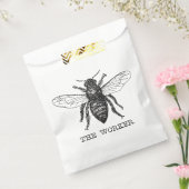 Bijenwerker Honing Zwarte hommel Bedankzakje (Gezegeld)