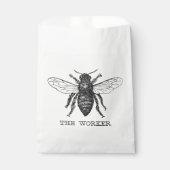 Bijenwerker Honing Zwarte hommel Bedankzakje (Voorkant)