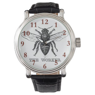 Bijenwerker Honing Zwarte hommel Horloge
