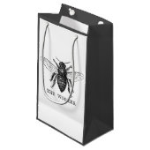 Bijenwerker Honing Zwarte hommel Klein Cadeauzakje (Voorkant Gekanteld)