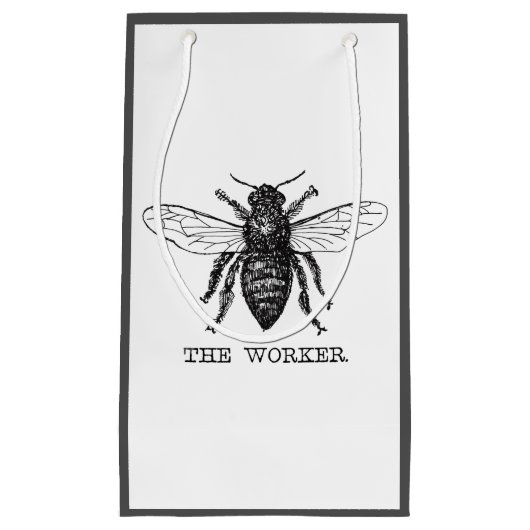 Bijenwerker Honing Zwarte hommel Klein Cadeauzakje (Voorkant)