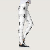 Bijenwerker Honing Zwarte hommel Leggings (Rechts)