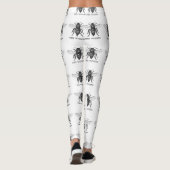 Bijenwerker Honing Zwarte hommel Leggings (Achterkant)