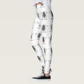 Bijenwerker Honing Zwarte hommel Leggings (Links)