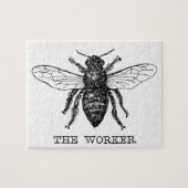 Bijenwerker Honing Zwarte hommel Legpuzzel (Horizontaal)