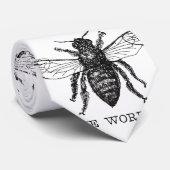 Bijenwerker Honing Zwarte hommel Stropdas (Opgerold)