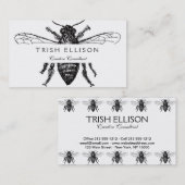 Bijenwerker Honing Zwarte hommel Visitekaartje (Voorkant / Achterkant)