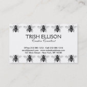 Bijenwerker Honing Zwarte hommel Visitekaartje (Achterkant)