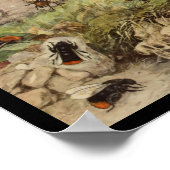 Bijenwissel snijdt  afdrukken poster (Hoek)