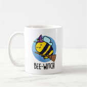 Bijenwitch Funny Bee Pun Koffiemok (Links)