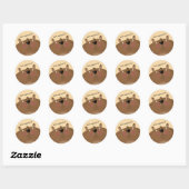 bijenzacht ronde sticker (Vel)