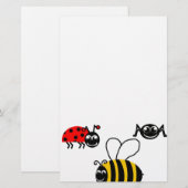 Bijenzoem Briefpapier (Voorkant / Achterkant)