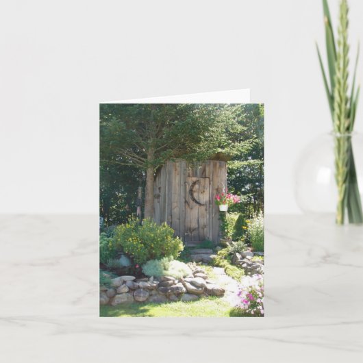 Bijgebouw in Maine Kaart (Voorkant)