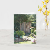 Bijgebouw in Maine Kaart (Gele Bloem)