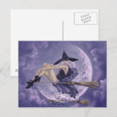 Bijgeklapte heksen - Gedraaid Briefkaart (Voorkant / Achterkant)