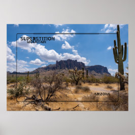 Bijgeloof Berg, Arizona Poster