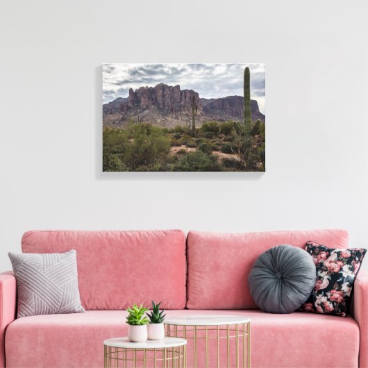 Bijgeloof Bergen verpakt canvas (Insitu (Woonkamer))