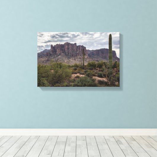 Bijgeloof Bergen verpakt canvas (Insitu (Houten vloer))