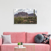 Bijgeloof Bergen verpakt canvas Afdruk (Insitu (Woonkamer))