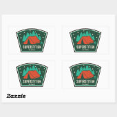 Bijgeloof Wilderness Arizona Camping Rechthoekige Sticker (Vel)
