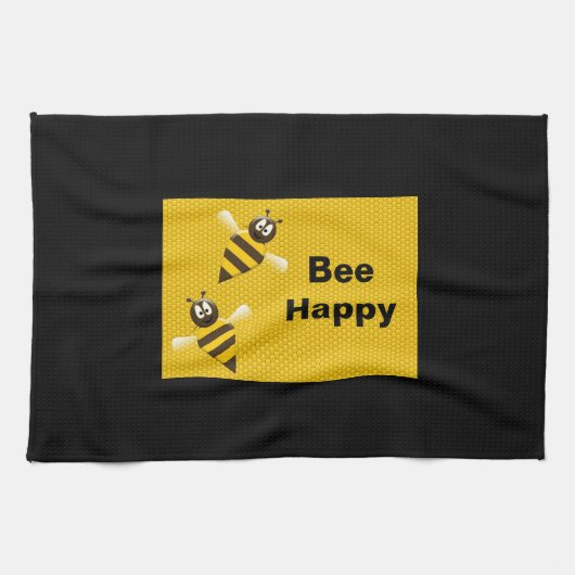 Bijgelukkig Hommel Keukenhanddoeken (Horizontaal)