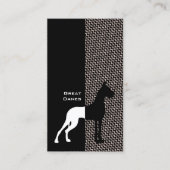 Bijgesneden Great Dane Visitekaartjes (Voorkant)