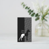 Bijgesneden Great Dane Visitekaartjes (Staand voorkant)