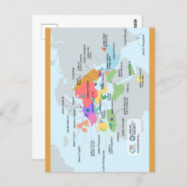 Bijgesneden kaart van Joodse talen