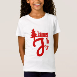 Bijgesneden tot vreugde t-shirt