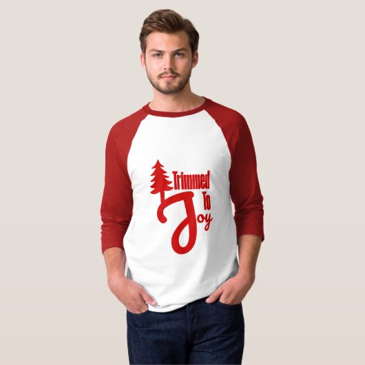 Bijgesneden tot vreugde t-shirt (Voorkant volledig)