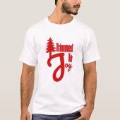 Bijgesneden tot vreugde t-shirt (Voorkant)