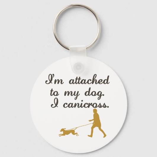 Bijgevoegd aan Mijn hond Sleutelhanger (Voorkant)