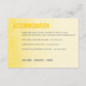 BIJGEVOEGDE KAART :: ombre aquarel geel (Achterkant)