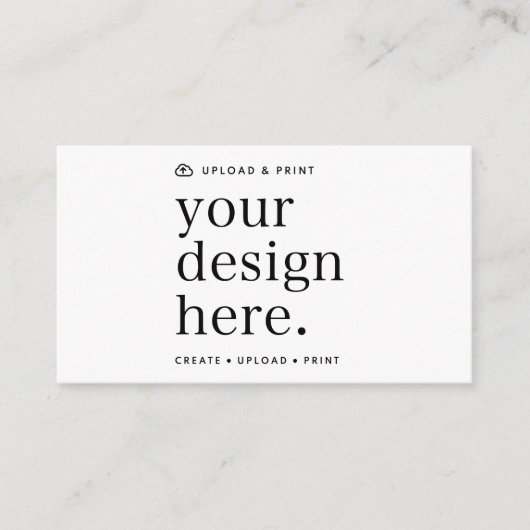 Bijgevoegde kaart Uw ontwerp uploaden (Voorkant)