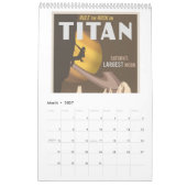 Bijgewerkt 2014 Ruimtevaartreisposters Kalender (Mar 2027)