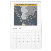 Bijgewerkt 2014 Ruimtevaartreisposters Kalender (Feb 2027)