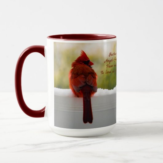 Bijgewerkt: Kardinaal met bezoeker van hemelgedich Mok (Links)