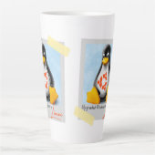 Bijgewerkt Windows Ubuntu Linux TUX Latte Mok (Voorkant)