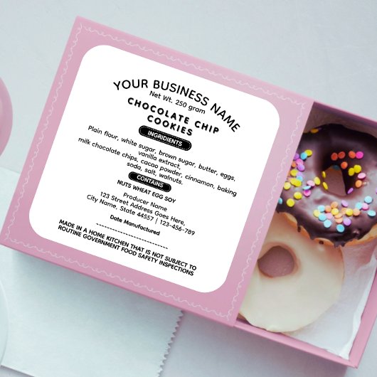 Bijgewerkte Arkansas cottage food law labels