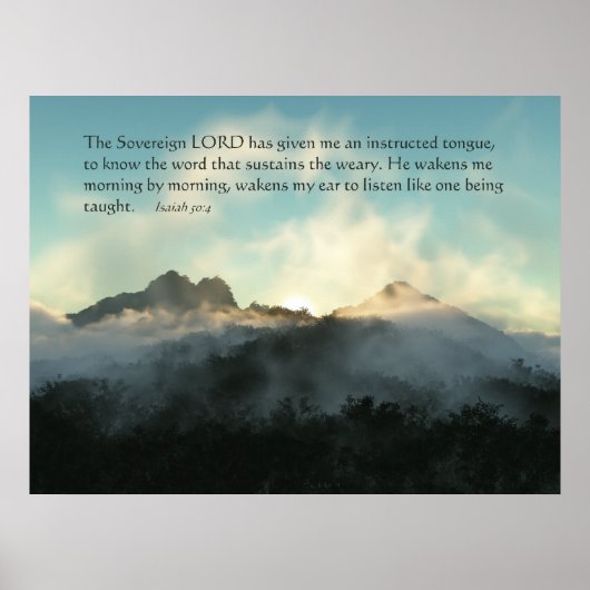 Bijhoudend woord poster (Voorkant)