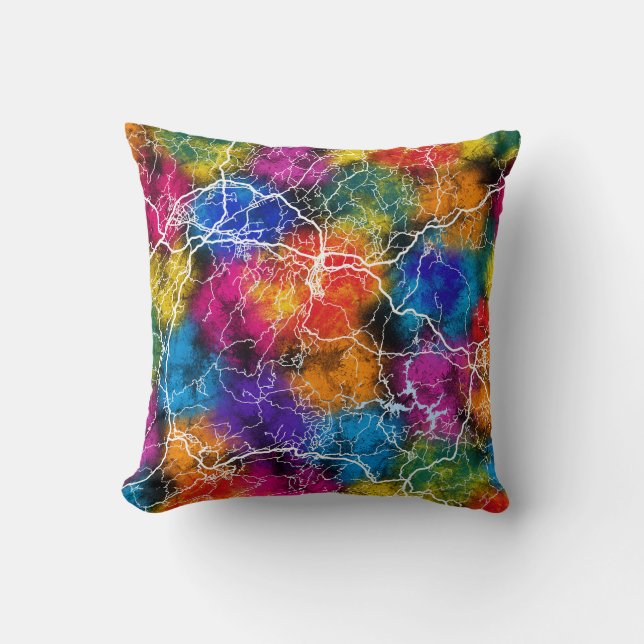 Bijie China Stadsplattegrond Kussen (Voorkant)