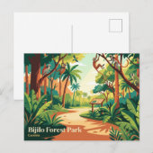 Bijilo Forest Park (apenpark) Gambia Briefkaart (Voorkant / Achterkant)