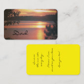 Bijkaart voor papa informatiekaartje (Voorkant / Achterkant)