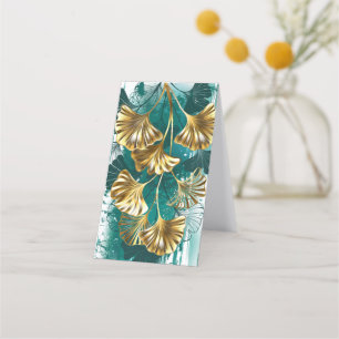 Bijkantoor met Golden Leaves Ginko Biloba Afsprakenkaart