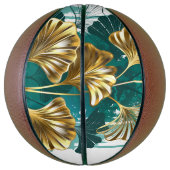 Bijkantoor met Golden Leaves Ginko Biloba Basketbal (Verticaal)